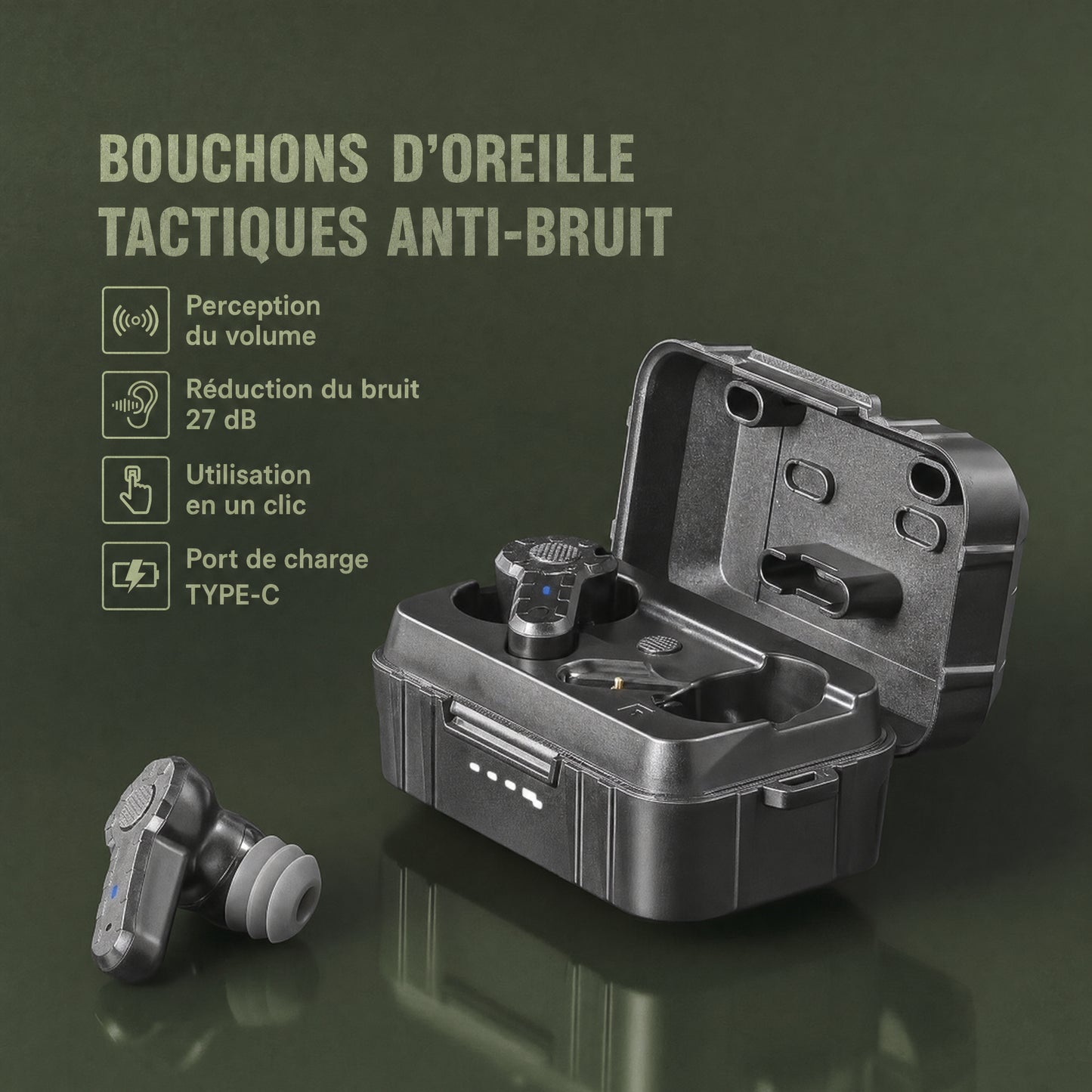 Protection Auditive Active de Chasse